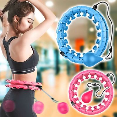 Aro de hula hoop con peso para quemar grasa | SPINSLIM