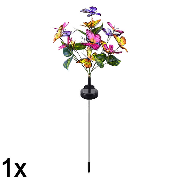 1x Luces solares para exterior con forma de mariposas | FLUTIX