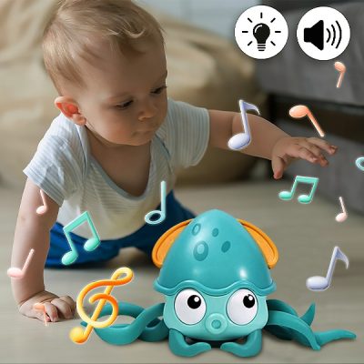 Pulpo Musical Gateador con Luces | CRAWLTOPUS